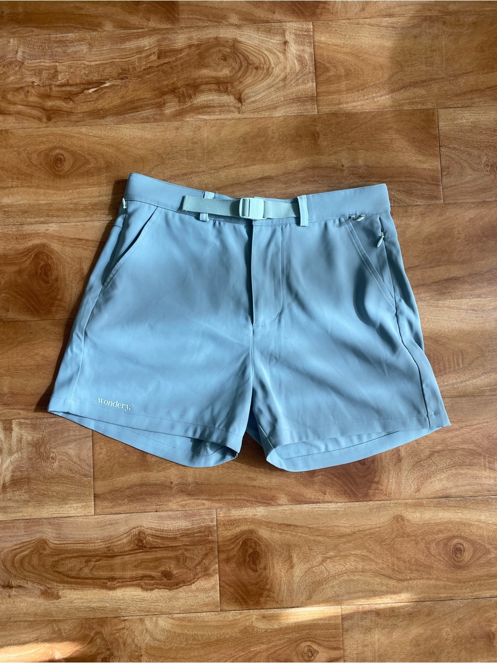 Wondery Terrain Shorts - Light Blue Size Medium